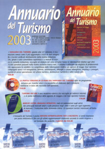 Copertina Annuario del Turismo 2003