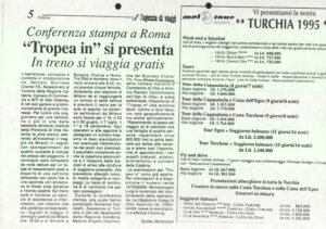 L'agenzia di viaggi Maggio 1995