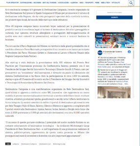 Il giornale del turismo 21/10/2019