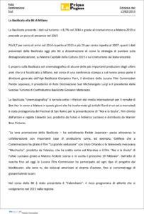 La Prima Pagina 13/02/2015